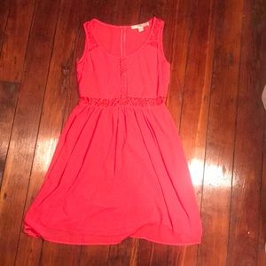 Forever 21 Bright Pink Dress with lace 💕✨💕